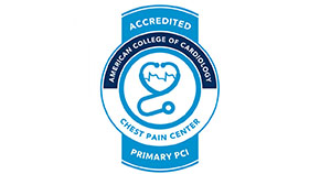 Logotipo de centro de dolor torácico