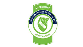 Logotipo de acreditación en insuficiencia cardíaca