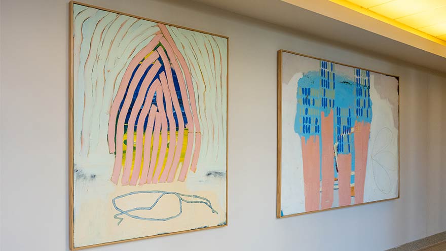 Dan Callis paintings at Renown Health