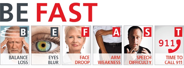 Recognize stroke symptoms with the BEFAST method